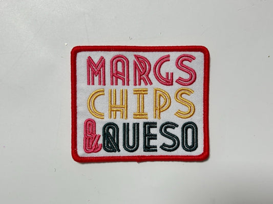 Margs Chips Queso Iron-On PATCH - Texas Transfers and Designs