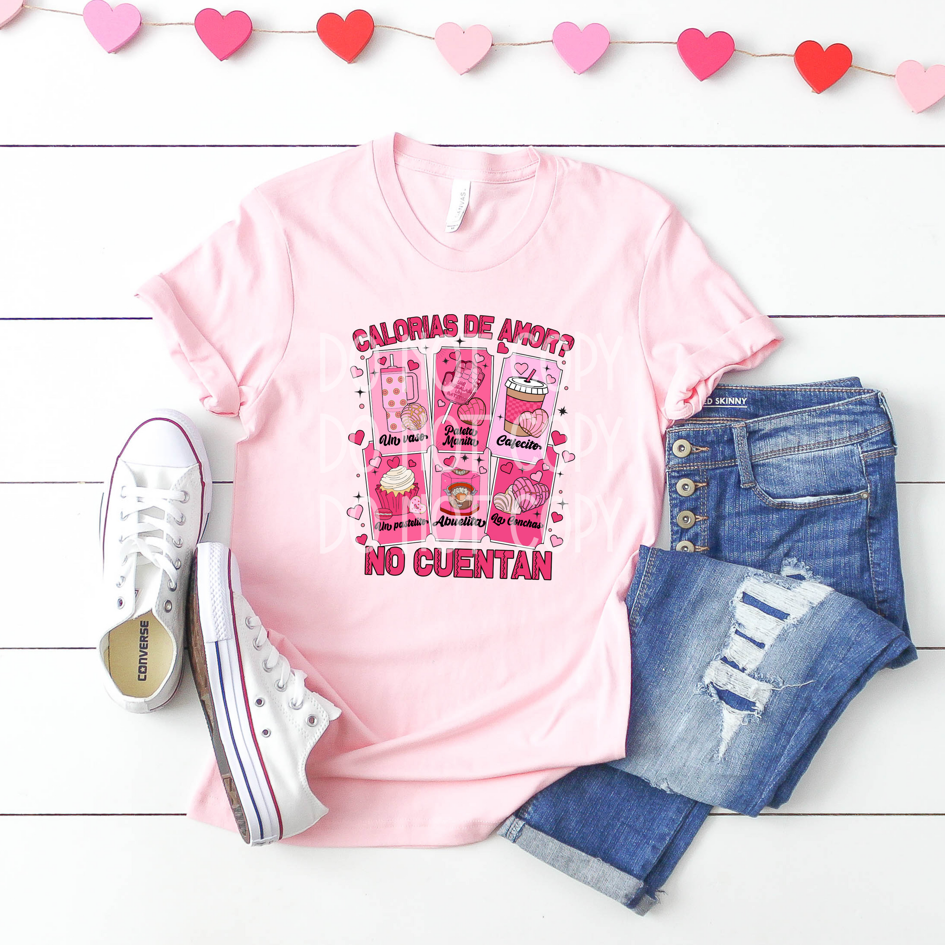 Calorias de Amor? No Cuentan DTF - Texas Transfers and Designs