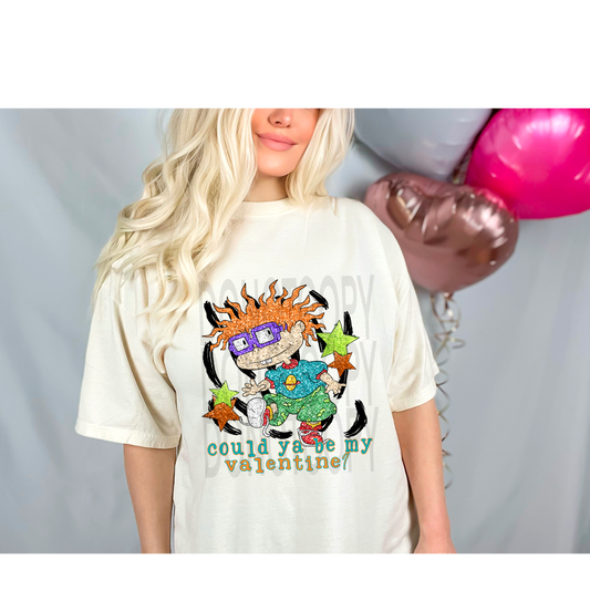 Rugrats Could ya be My Valentine? DTF - Texas Transfers and Designs