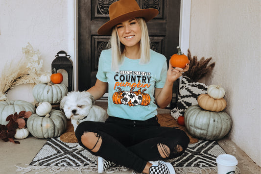 Country Pumpkin DTF - Texas Transfers and Designs