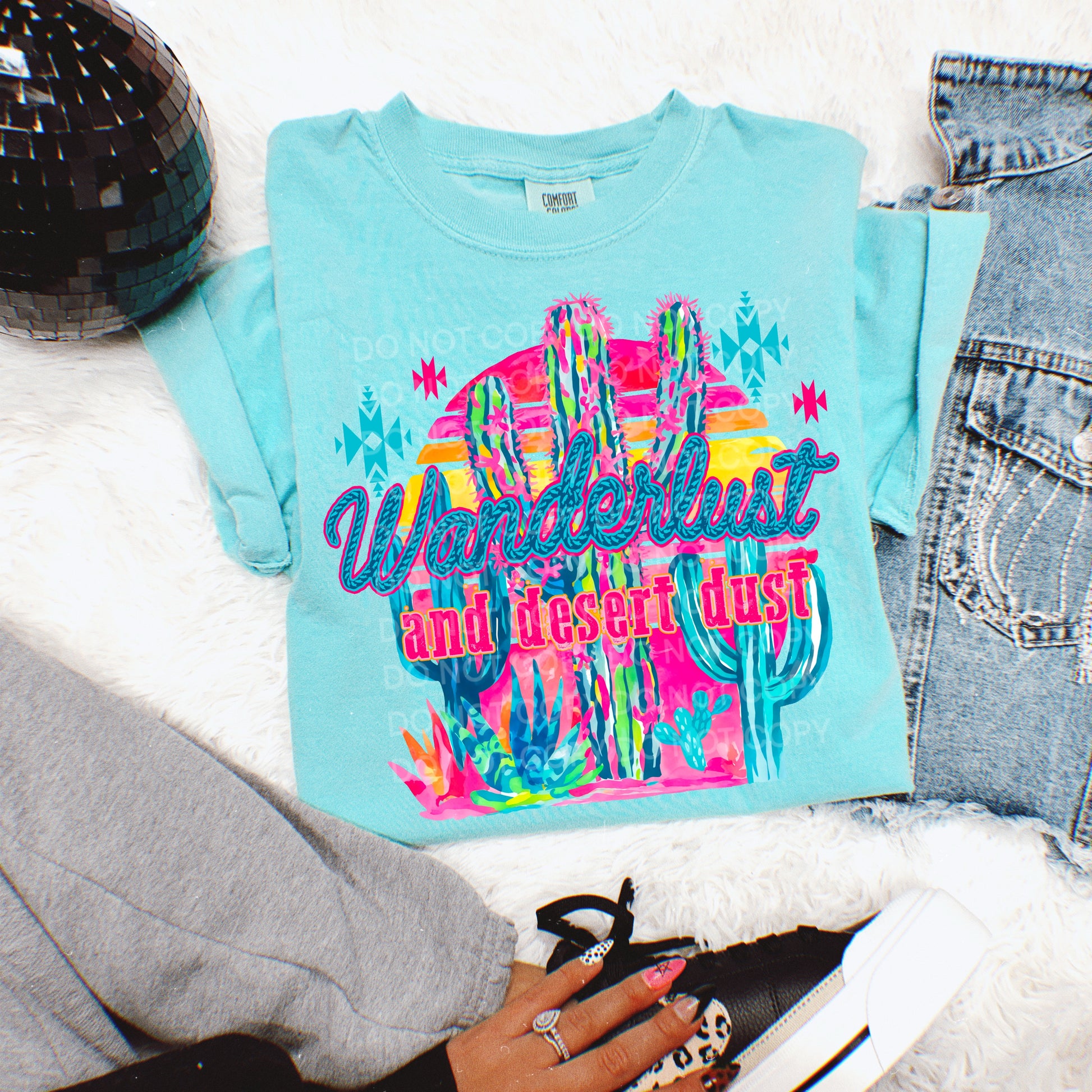 Wanderlust and Desert Dust DTF - Texas Transfers and Designs