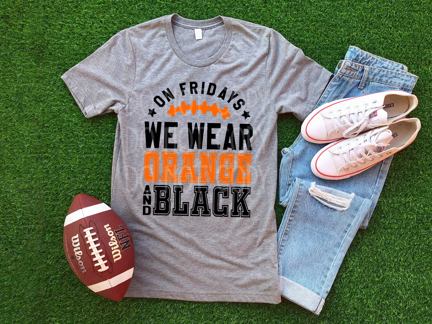 PRE-ORDER On Fridays We Wear *Custom Mascot* DTF - Texas Transfers and Designs