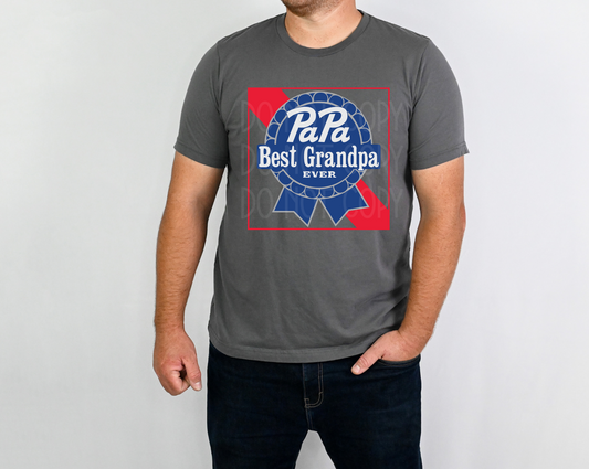 Papa Best Grandpa DTF - Texas Transfers and Designs