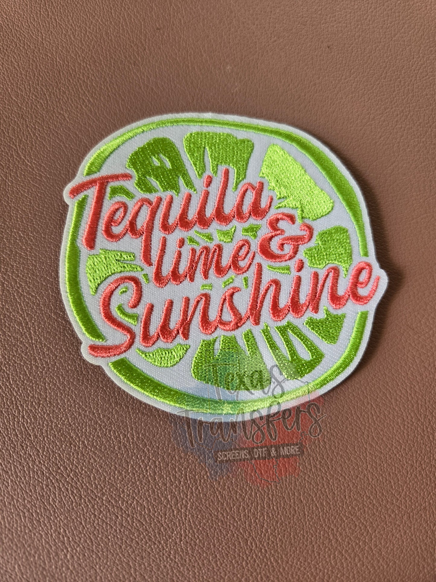 Tequila Lime Sunshine Iron-On PATCH