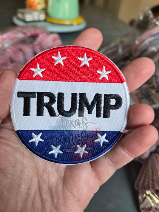 Trump Circle Iron-On PATCH