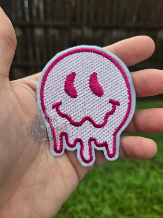 Melting Smile Iron-On PATCH - Texas Transfers and Designs