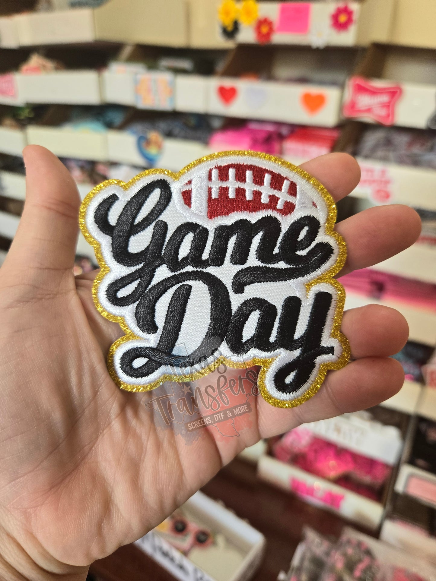 Game Day (Football) Iron-On PATCH - Texas Transfers and Designs