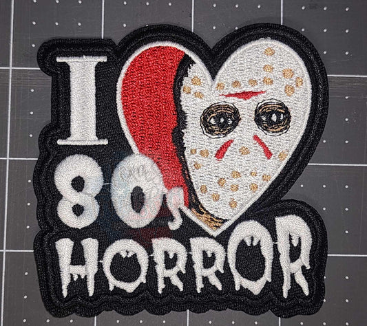 80s Horror Iron-On PATCH - Texas Transfers and Designs