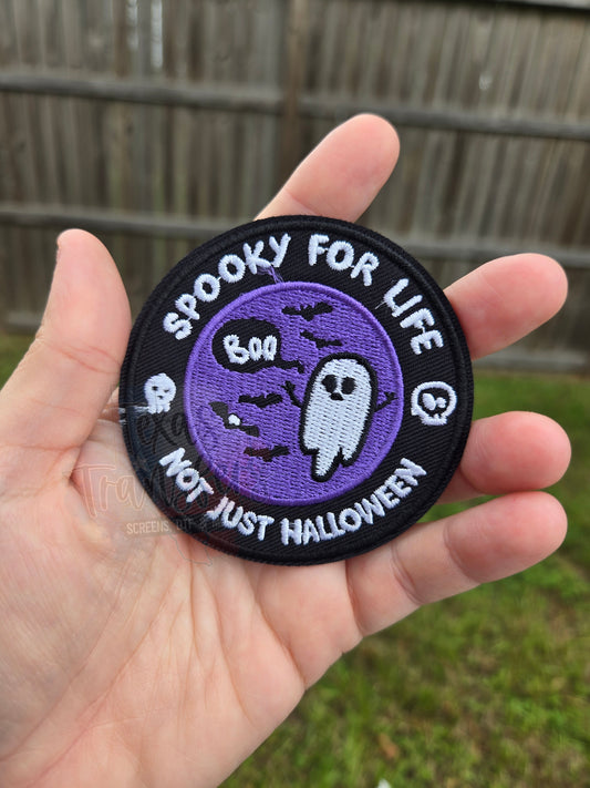 Spooky for Life Iron-On PATCH - Texas Transfers and Designs