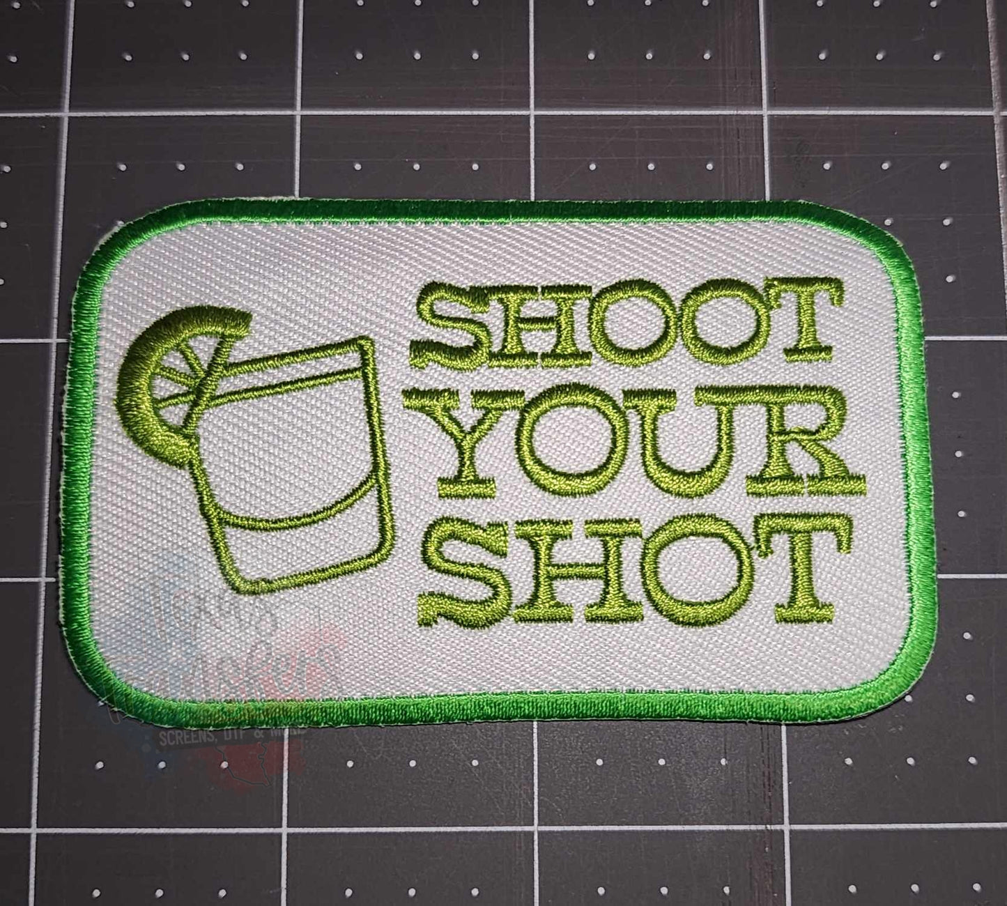 Shoot Your Shot Iron-On PATCH - Texas Transfers and Designs