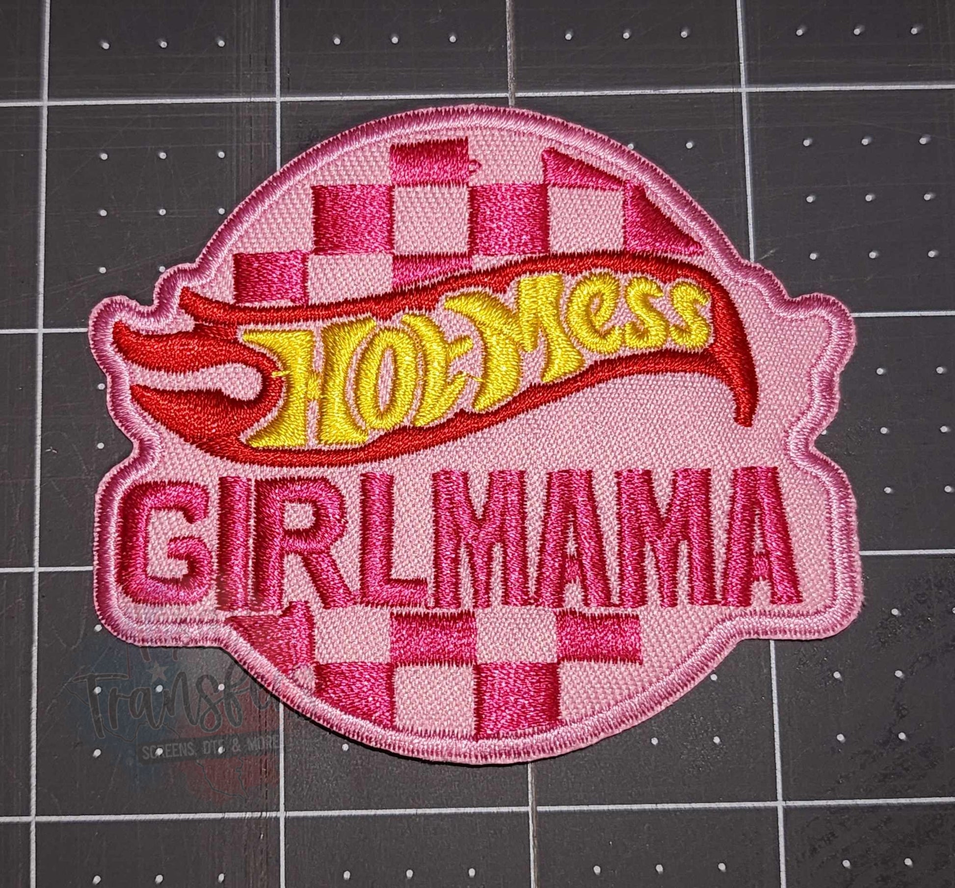 Hot Mess Girl Mama Iron-On PATCH - Texas Transfers and Designs