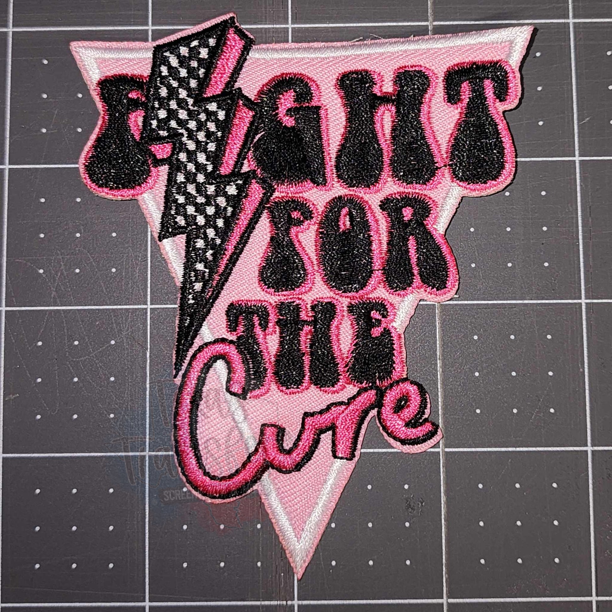 Fight for the Cure Iron-On PATCH - Texas Transfers and Designs