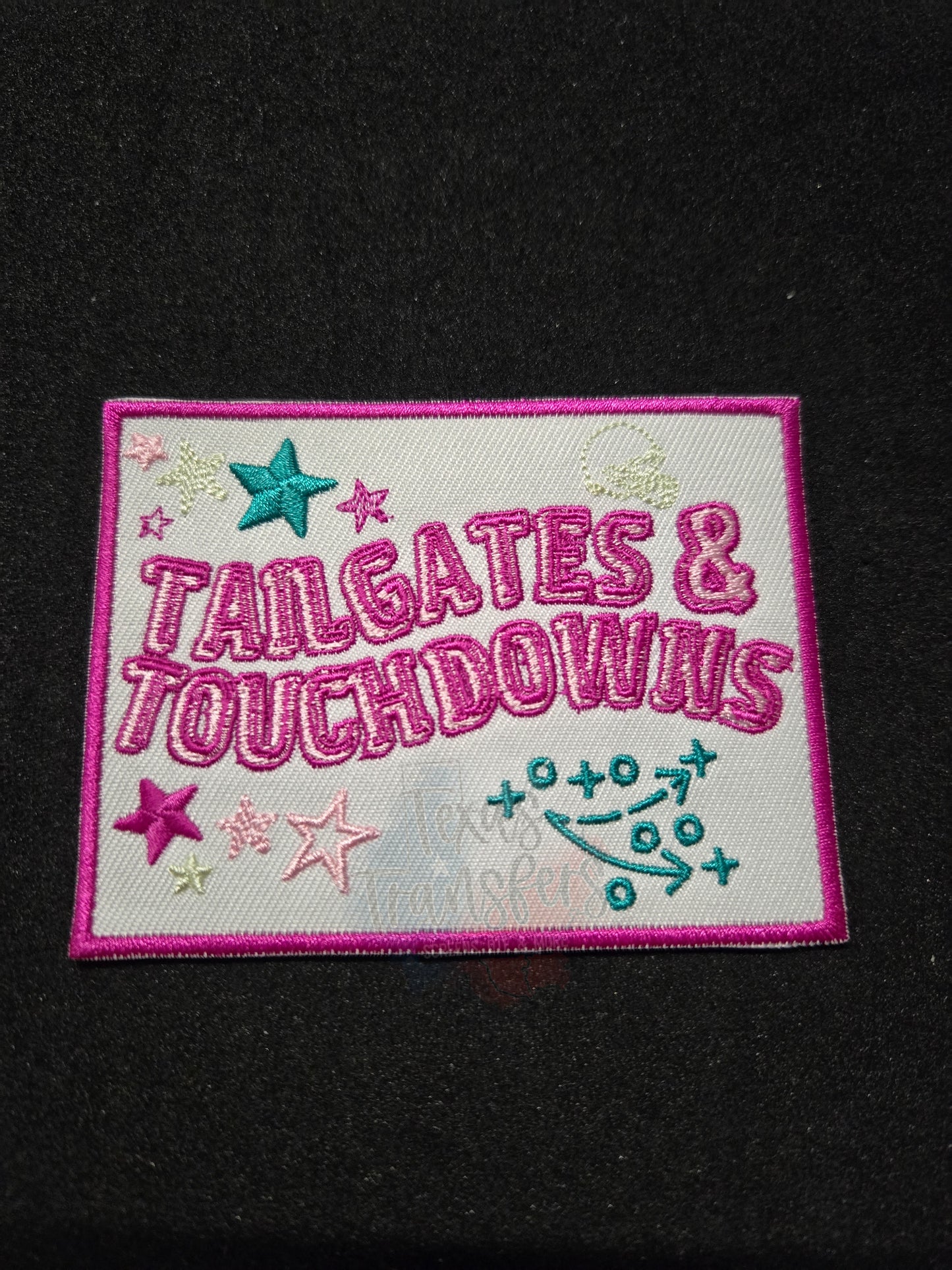 Tailgates and Touchdowns Iron-On PATCH - Texas Transfers and Designs