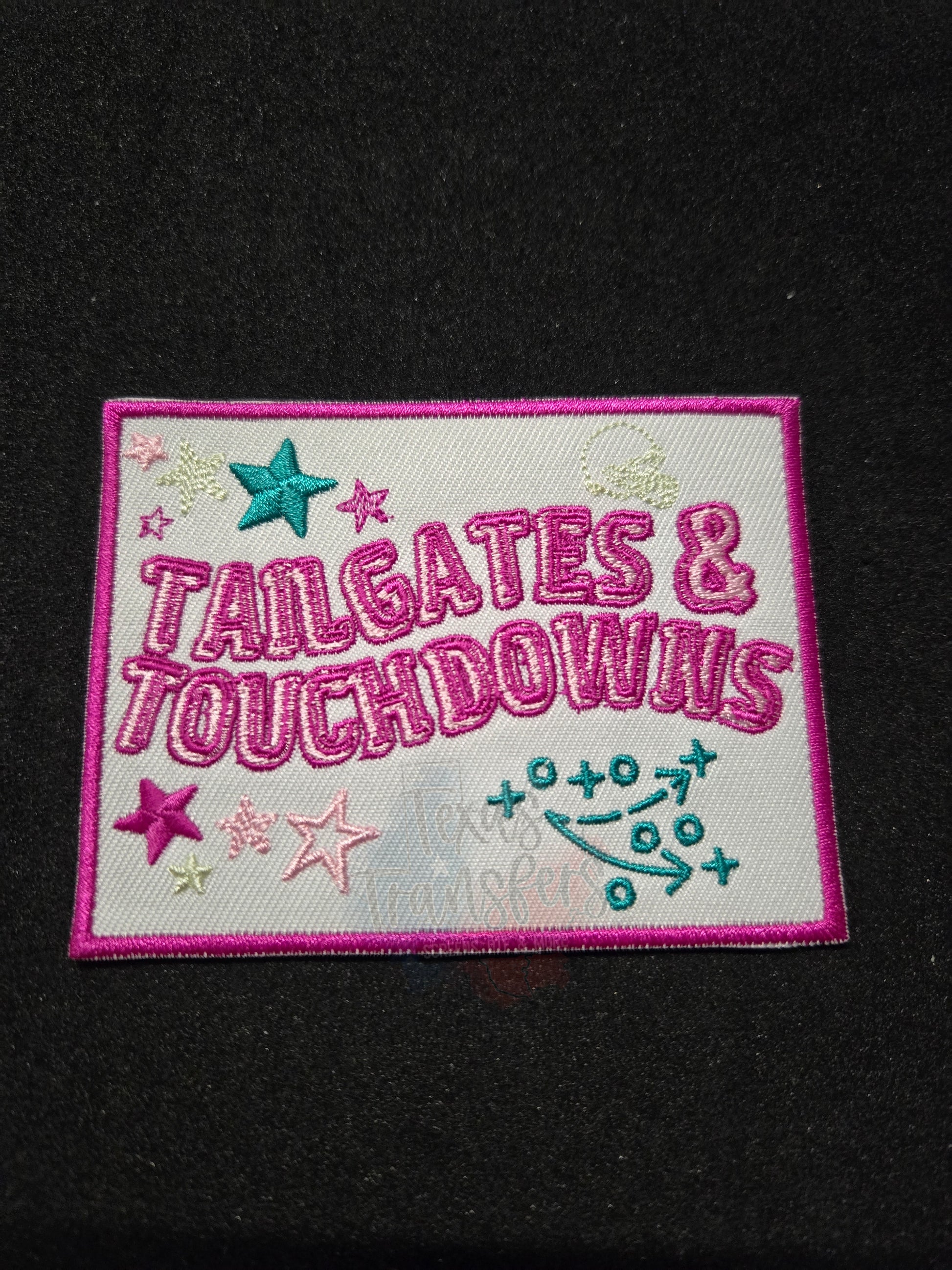 Tailgates and Touchdowns Iron-On PATCH - Texas Transfers and Designs