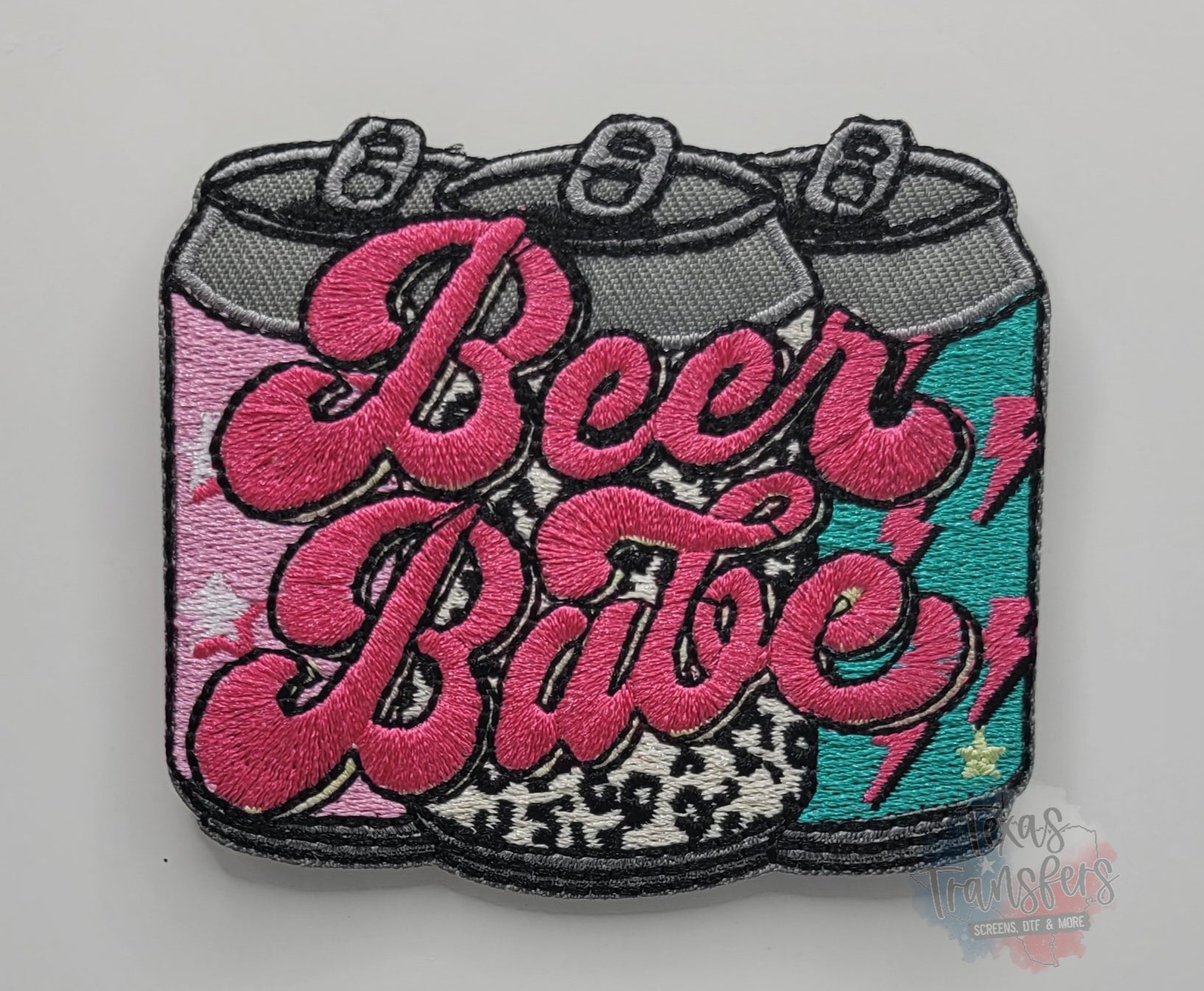 Beer Babe Iron-On PATCH - Texas Transfers and Designs