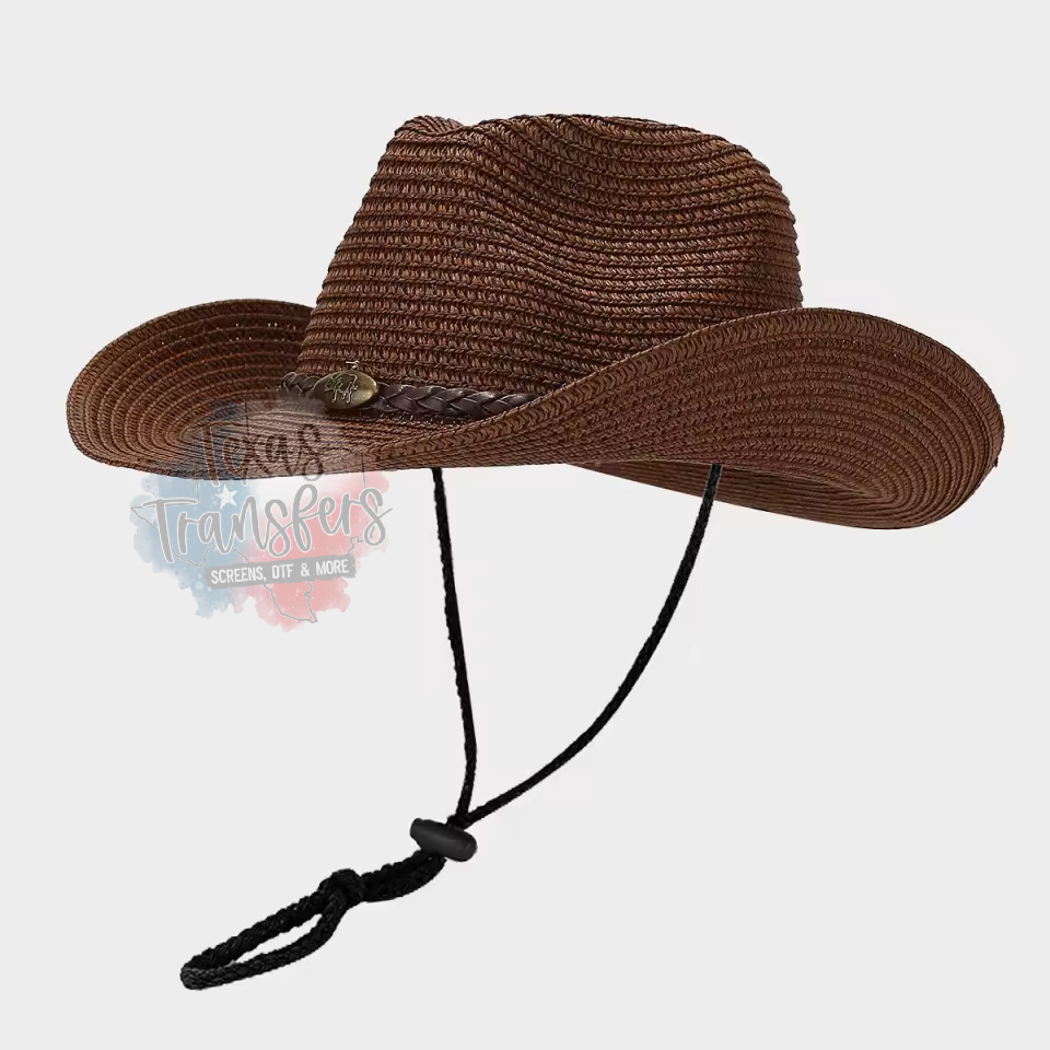 RESTOCK Arriving 5/9 Wide Brim Woven Hat - Texas Transfers and Designs