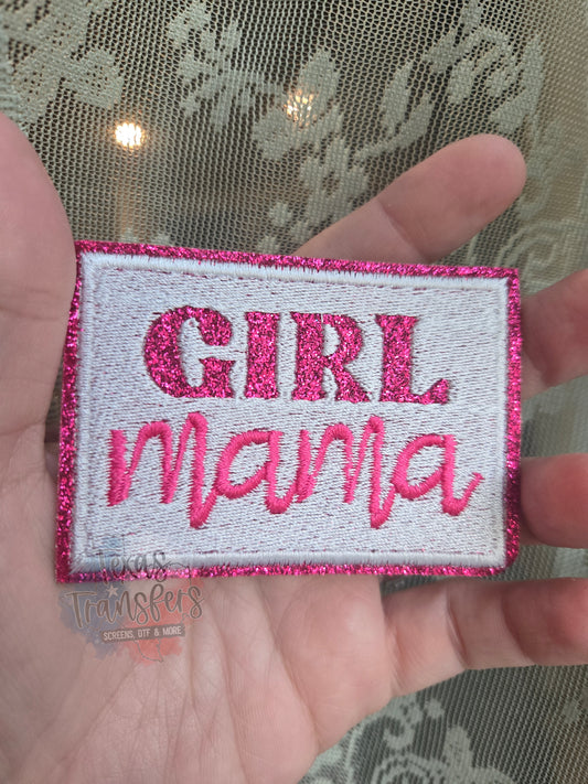 Girl Mama Iron-On Patch - Texas Transfers and Designs