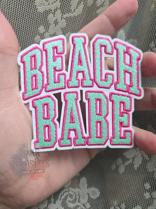 Beach Babe Iron-On Patch - Texas Transfers and Designs