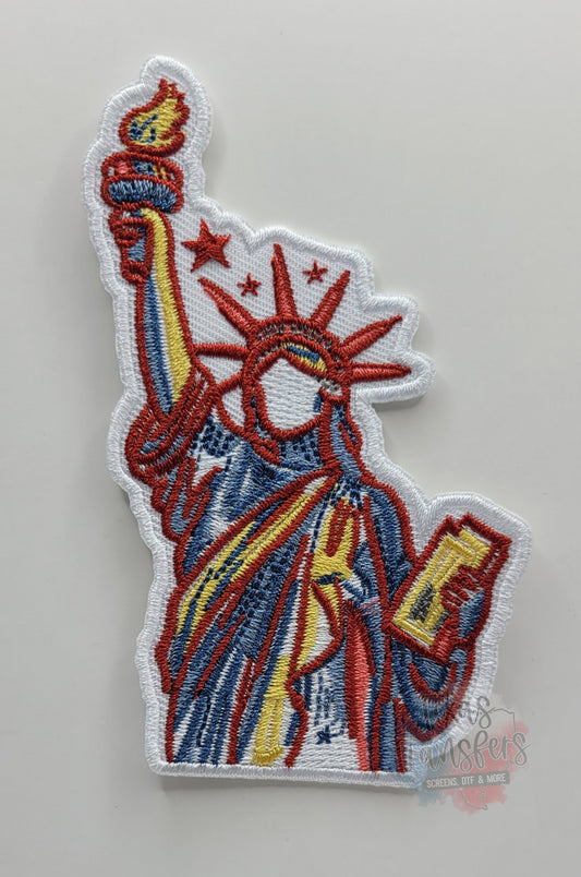 Statue Of Liberty Iron-On PATCH - Texas Transfers and Designs