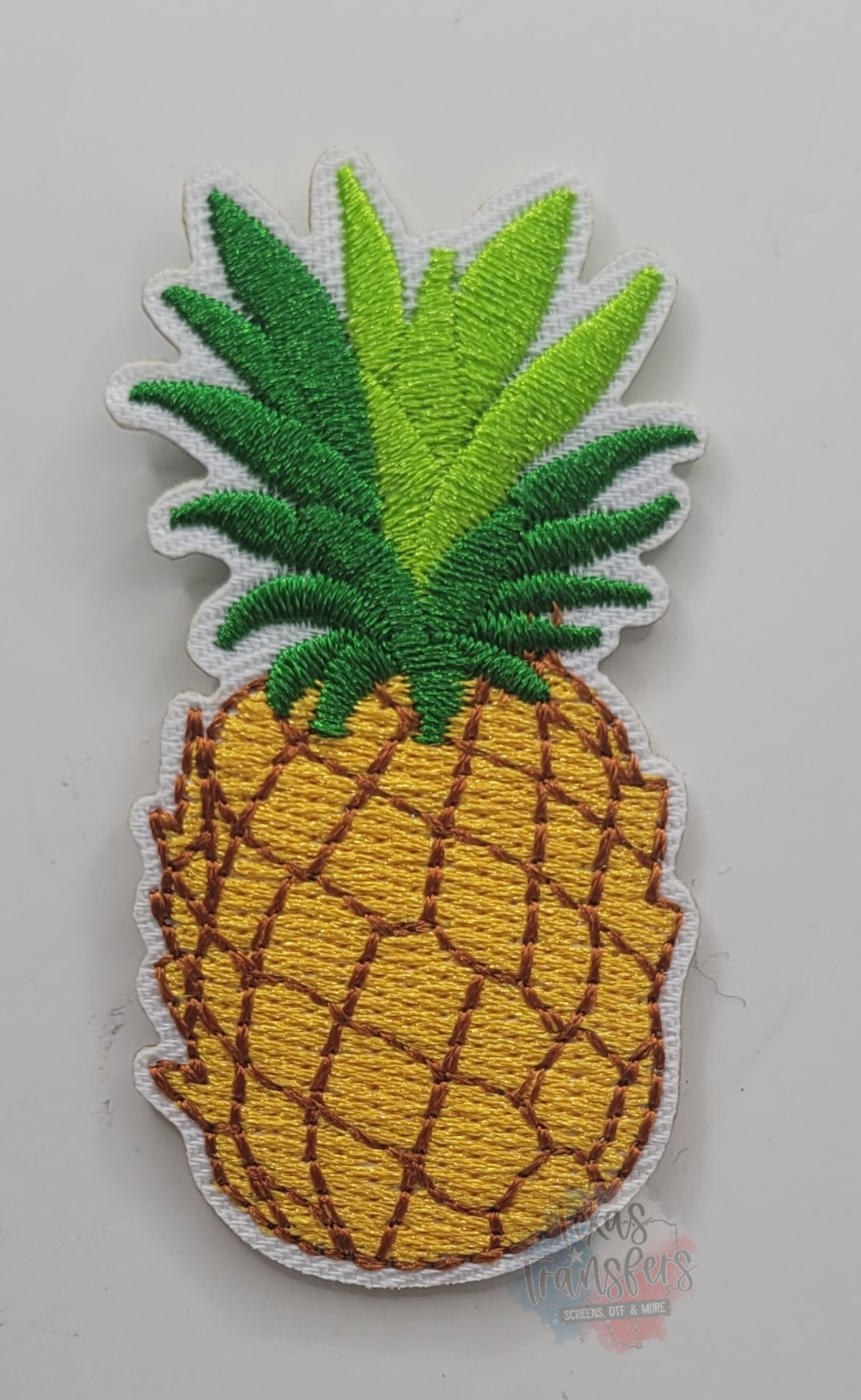 Pineapple Iron-On PATCH  *DISCONTINUED* - Texas Transfers and Designs