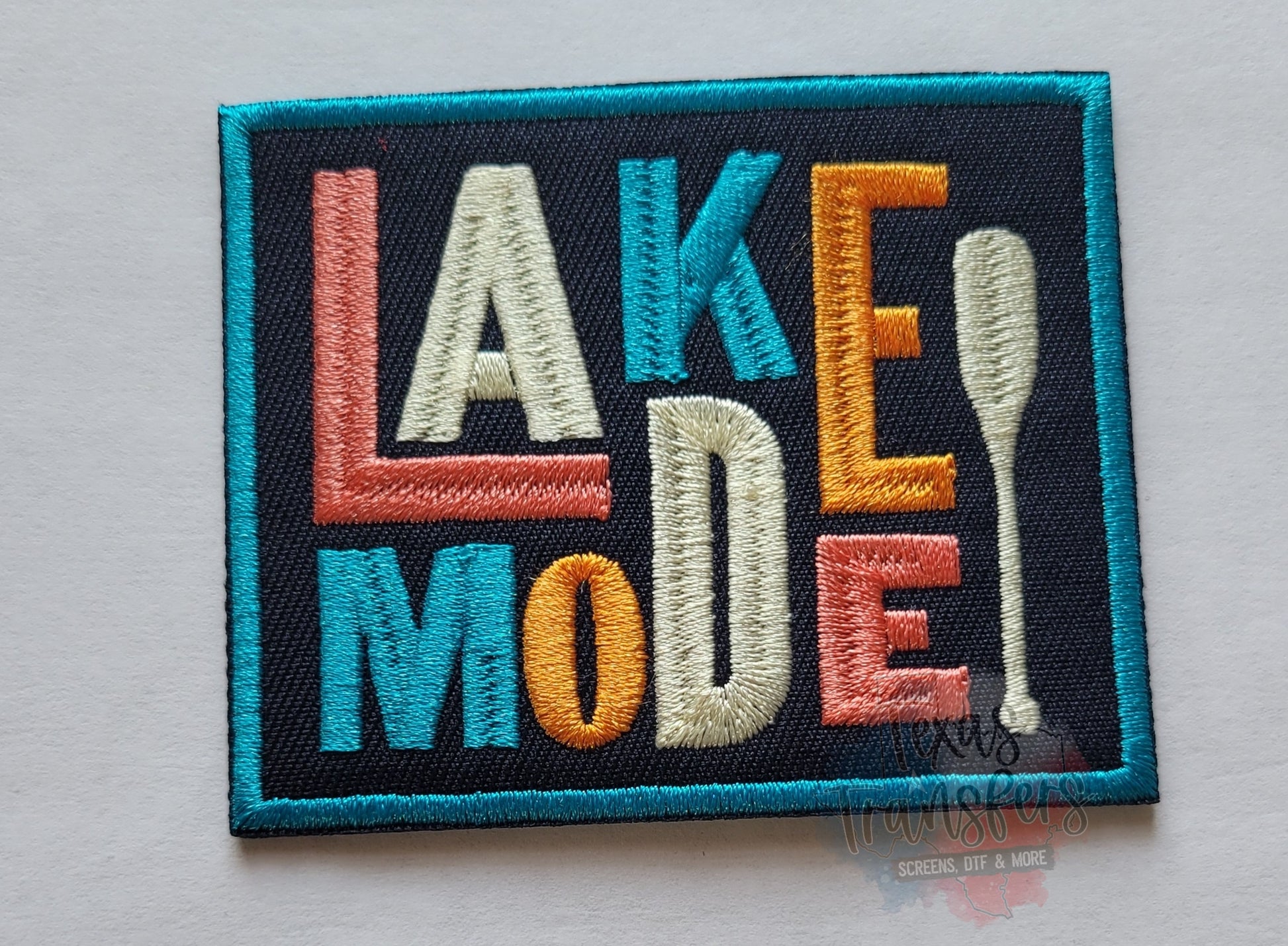 Lake Mode Iron-On PATCH *DISCONTINUED* - Texas Transfers and Designs