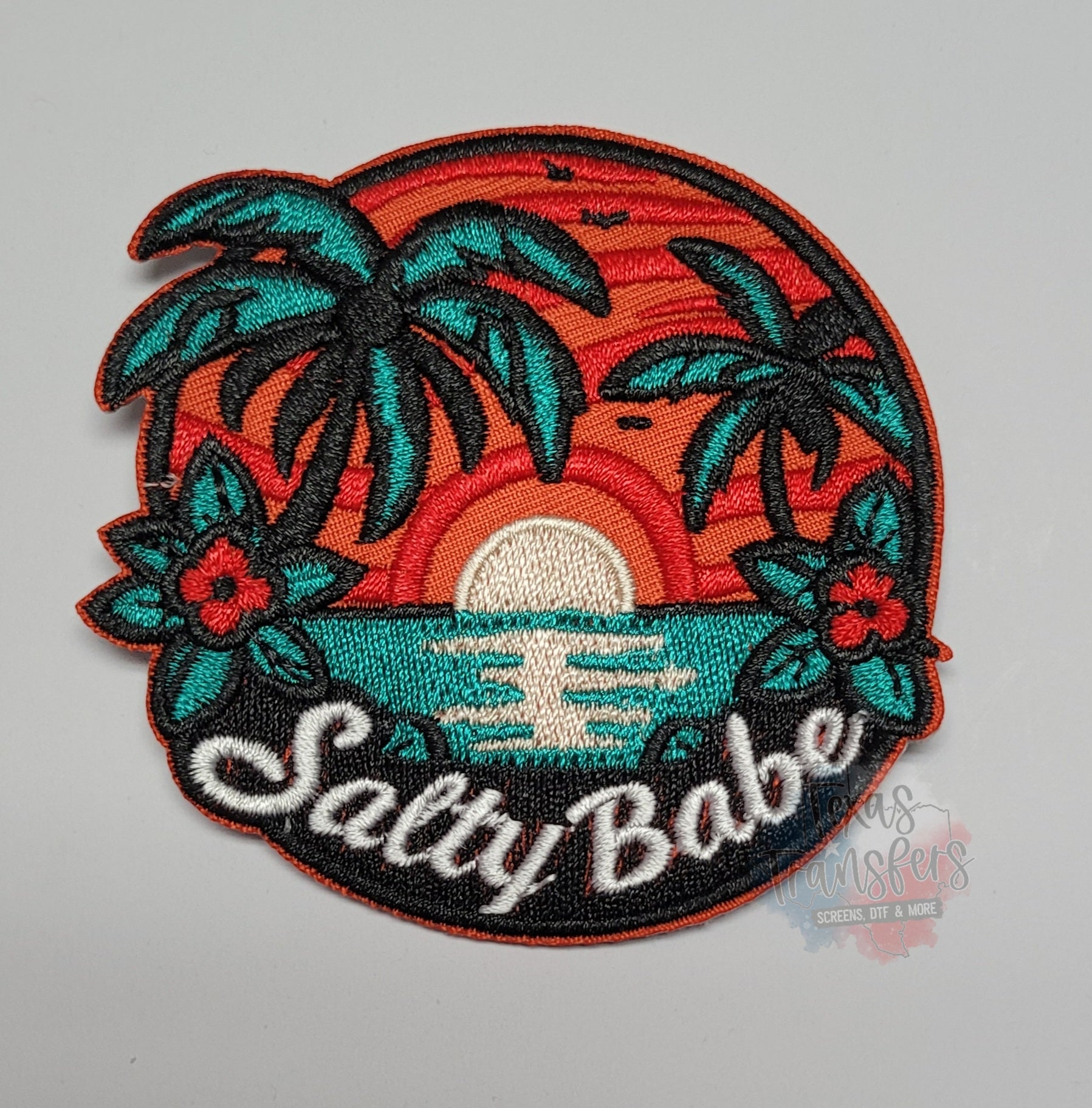 Salty Babe Iron-On PATCH - Texas Transfers and Designs
