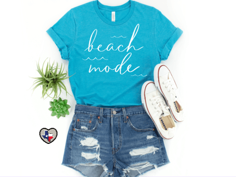 Beach Mode DTF - Texas Transfers and Designs