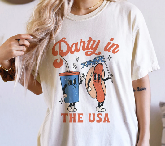 Party in the USA DTF - Texas Transfers and Designs