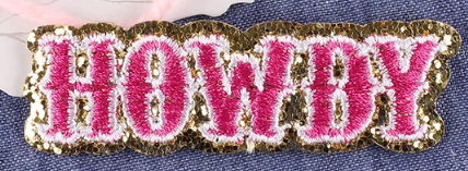 Howdy Iron-On PATCH *DISCONTINUED* - Texas Transfers and Designs