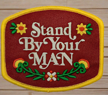 RESTOCK Arriving 5/18 Stand By Your Man Iron-On PATCH