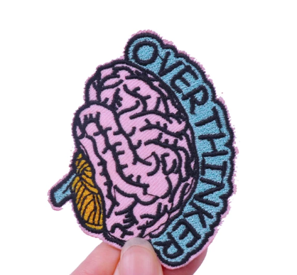 PRE-ORDER Arriving 5/8 Overthinker Iron-On PATCH