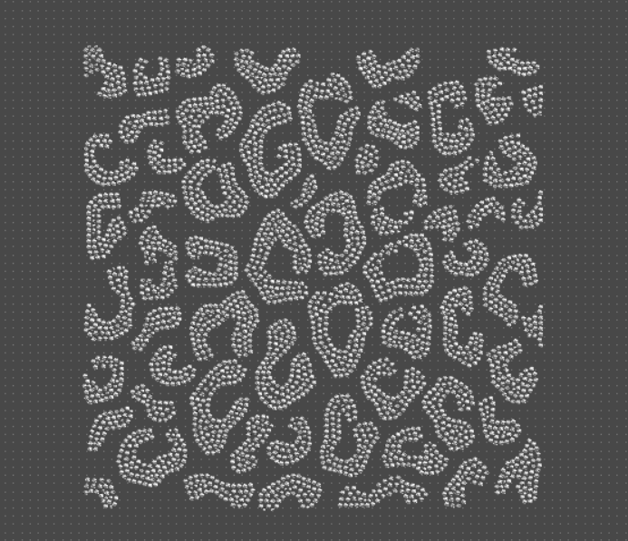 Leopard Spots Spangle Transfer