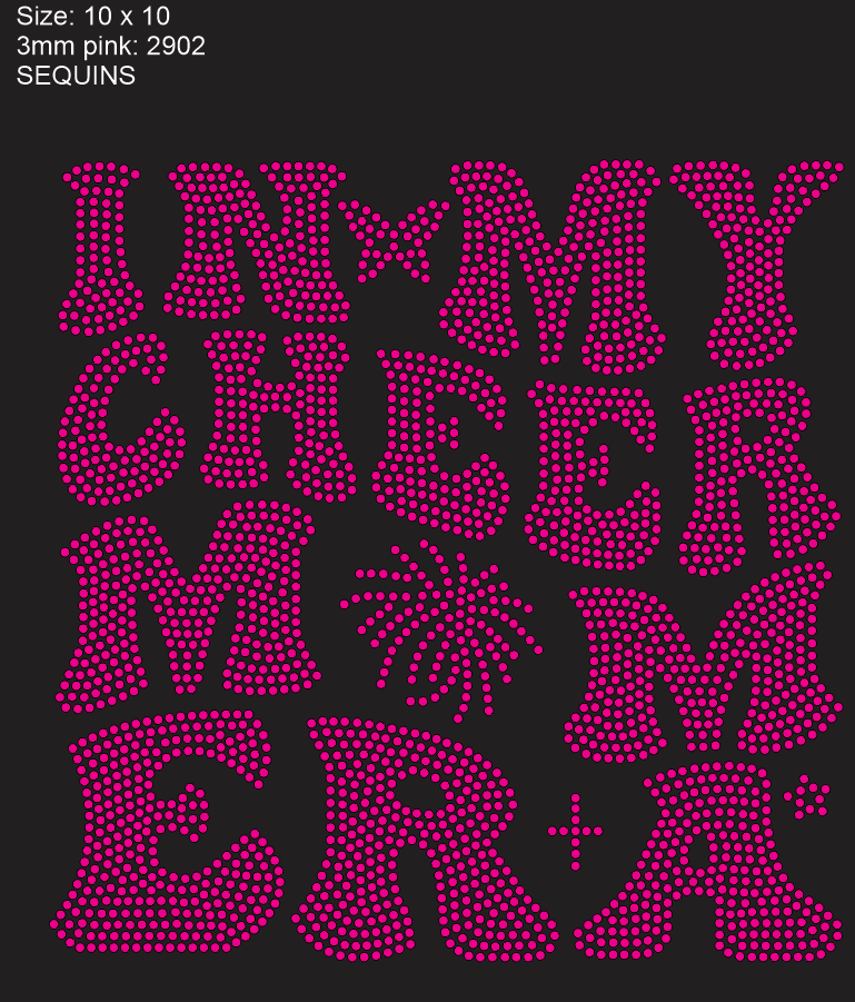 Cheer Mom Era Spangle Transfer