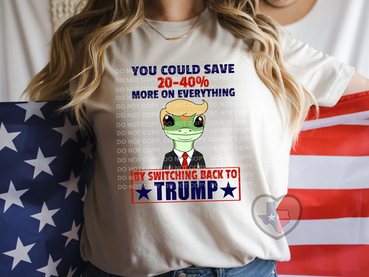 You Could Save 20-40% Trump DTF - Texas Transfers and Designs