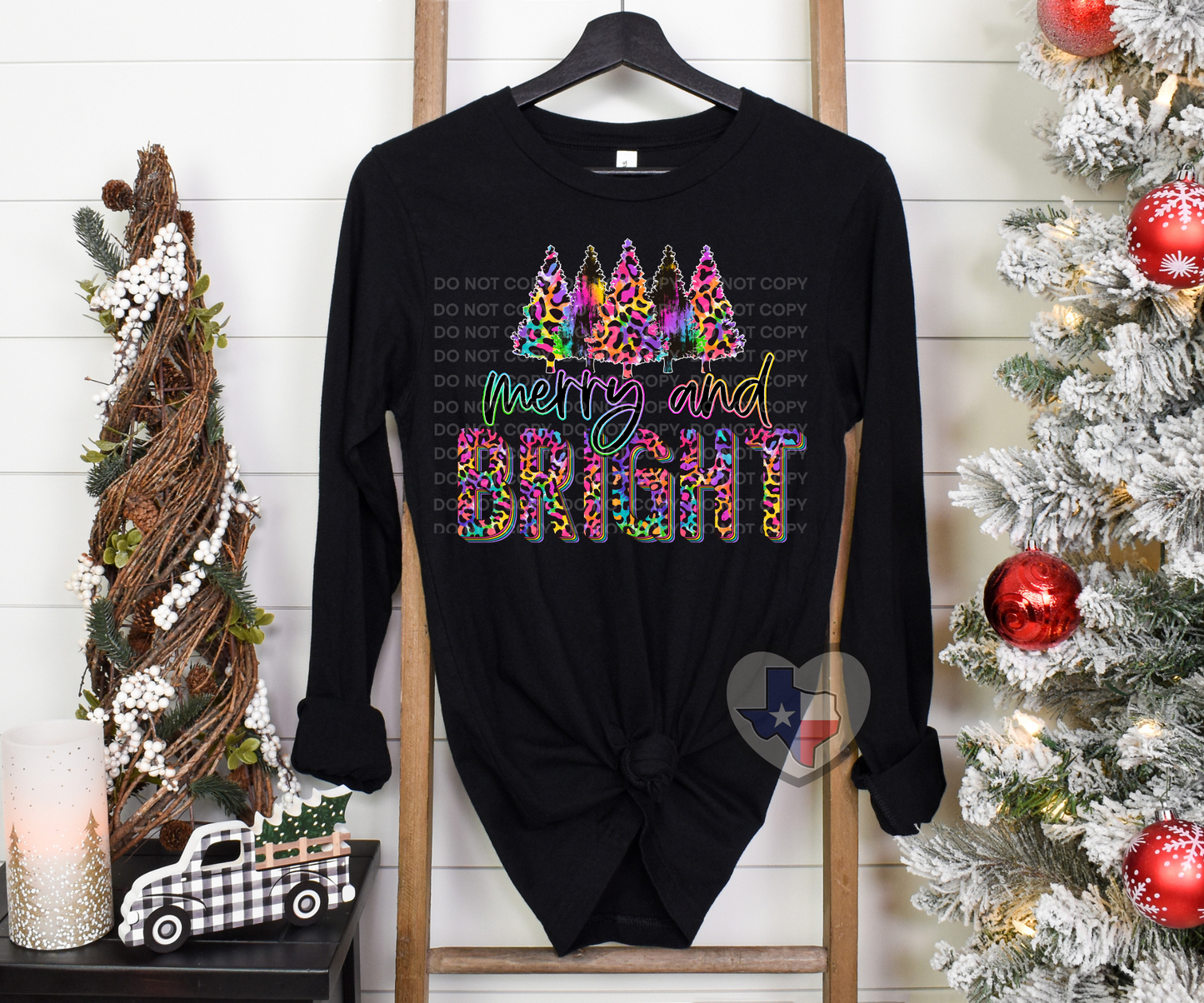 Merry and Bright LF Leopard DTF