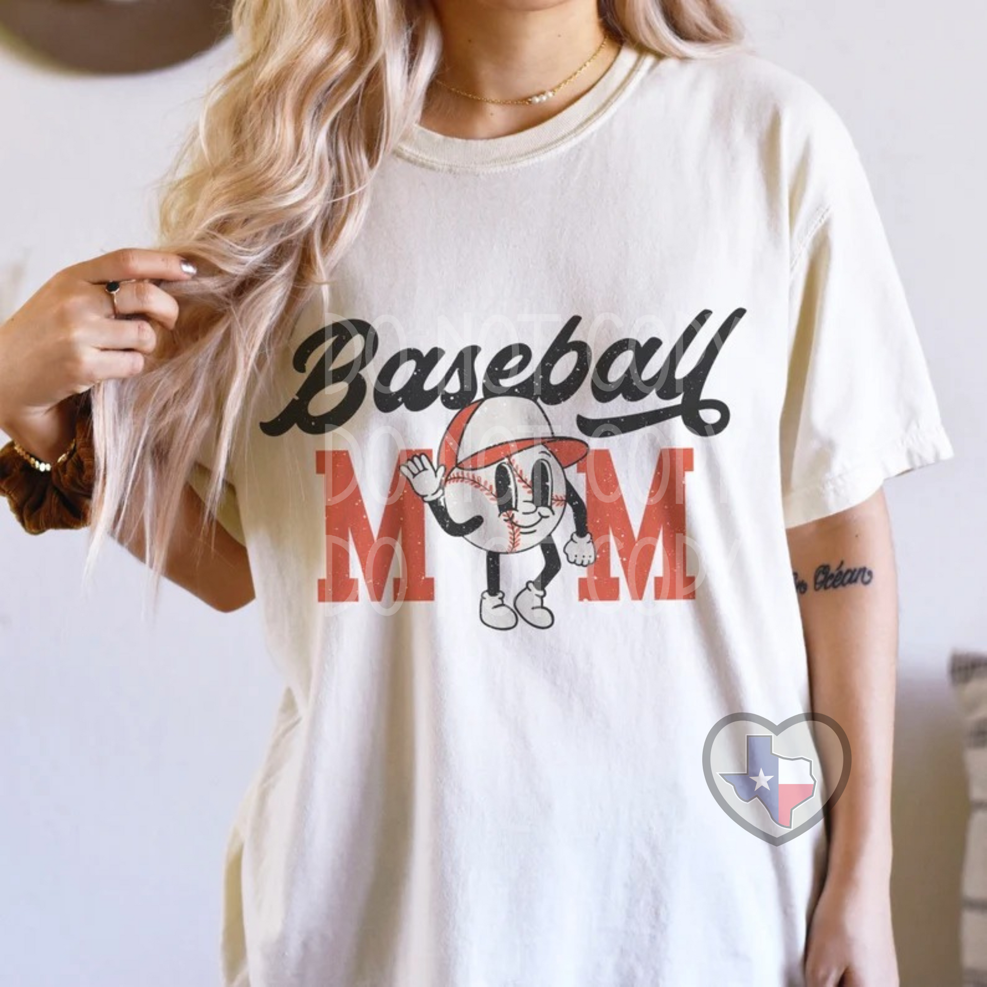 Senior Baseball Mom DTF Transfer