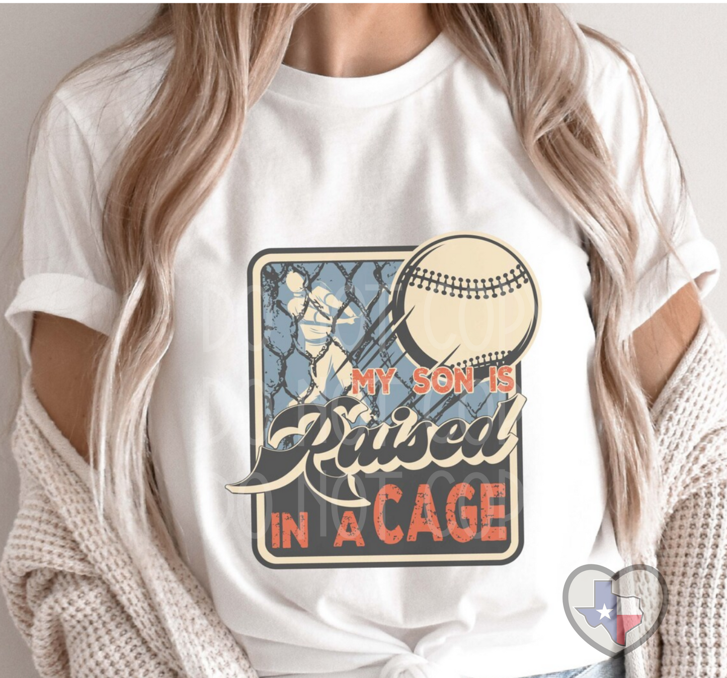 My Son is Raised in a Cage (Baseball) DTF