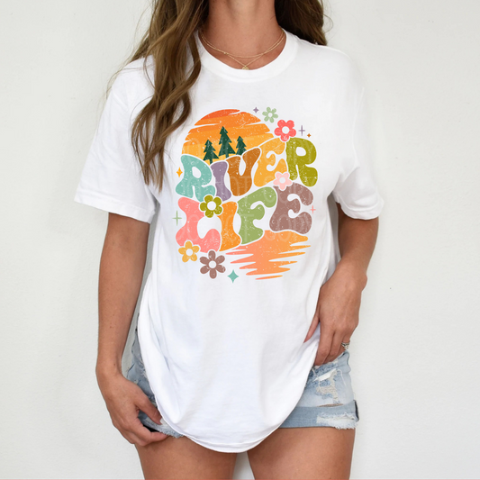 River Life Retro DTF - Texas Transfers and Designs