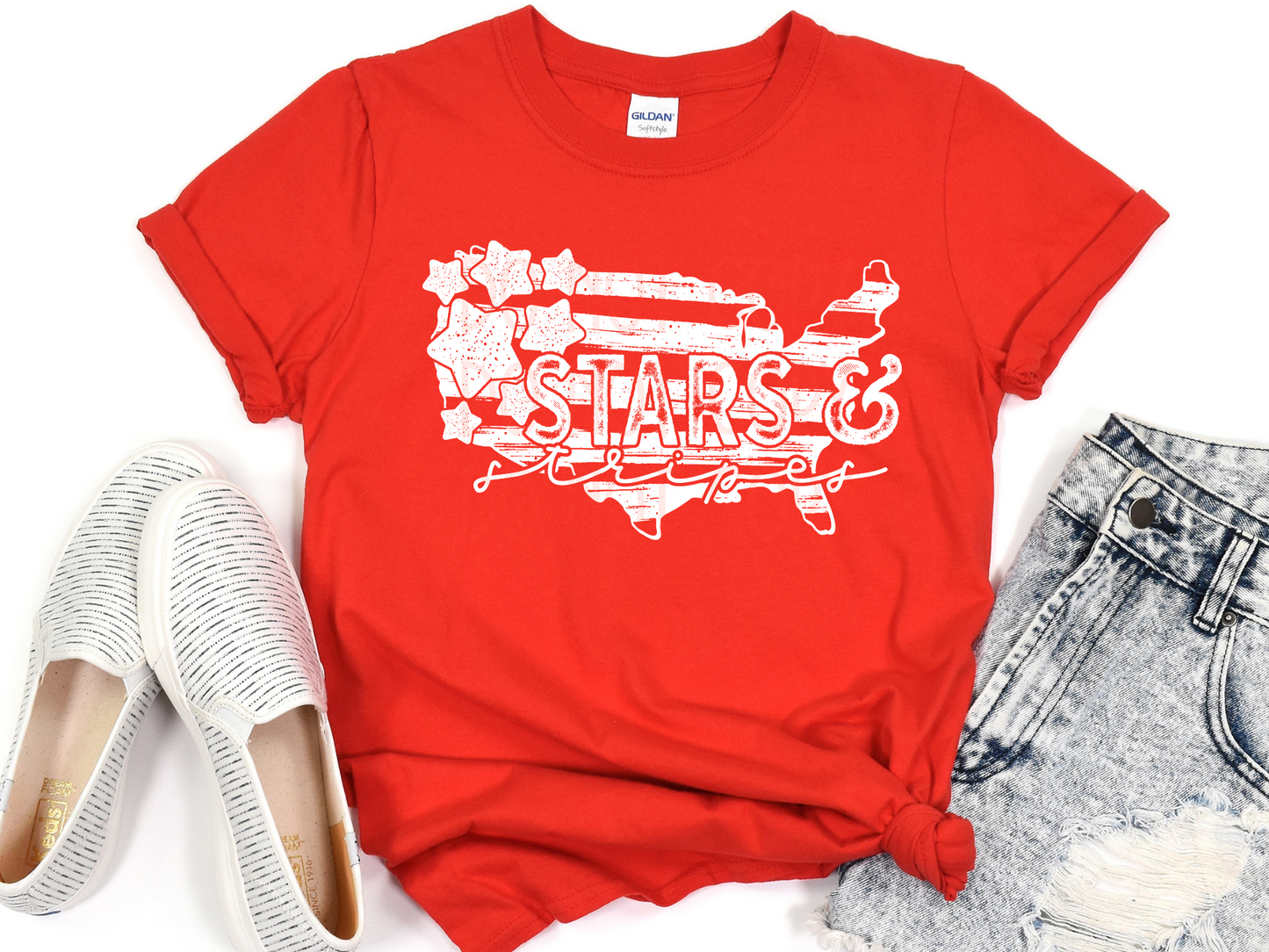 Stars & Stripes - Texas Transfers and Designs