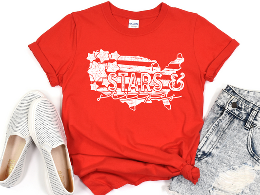 Stars & Stripes - Texas Transfers and Designs