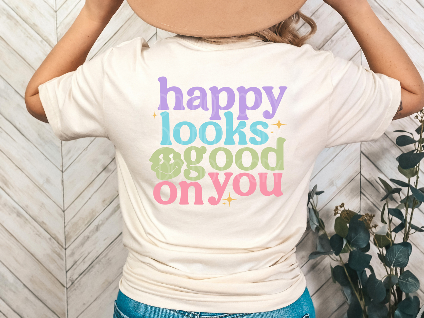 Happy Looks Good on You DTF