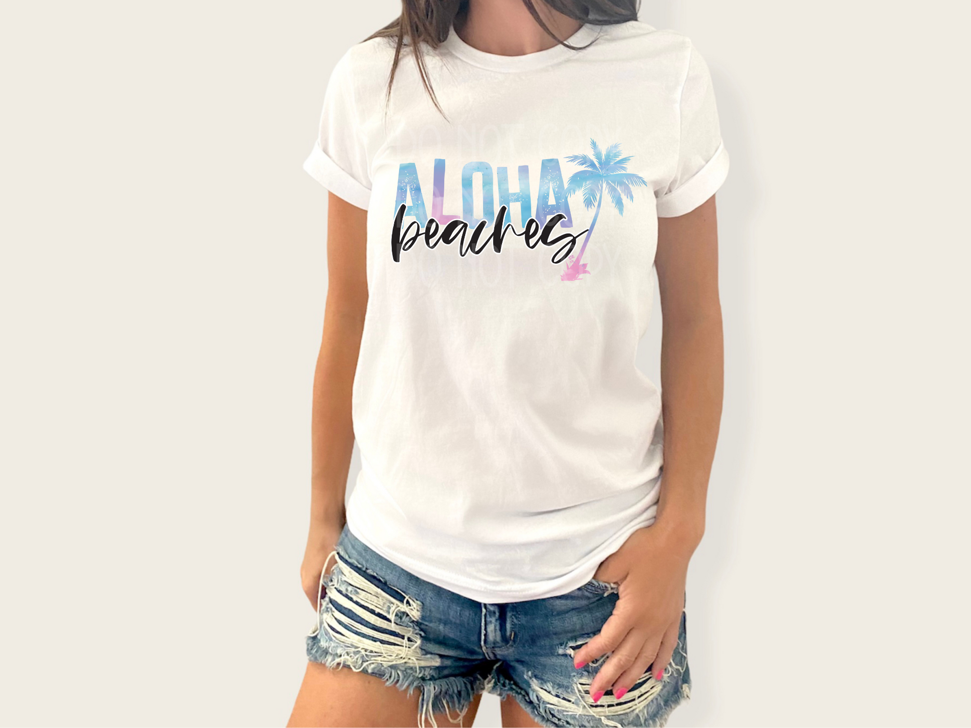 Aloha Beaches DTF - Texas Transfers and Designs