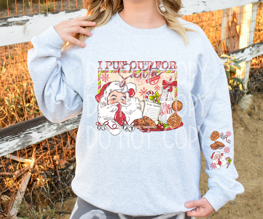 I Put Out for Santa DTF - Texas Transfers and Designs