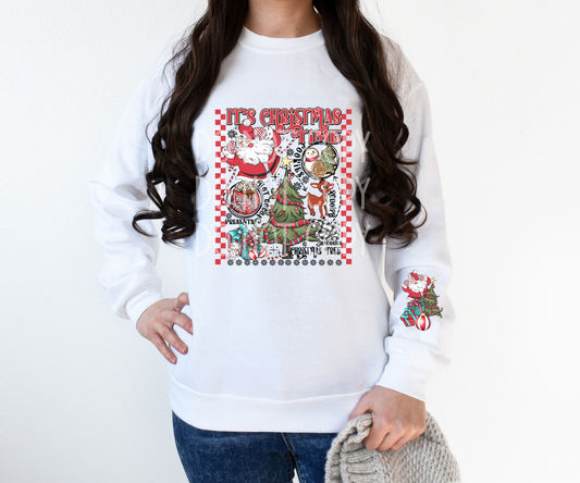 It's Christmas Time/Rudolph DTF - Texas Transfers and Designs