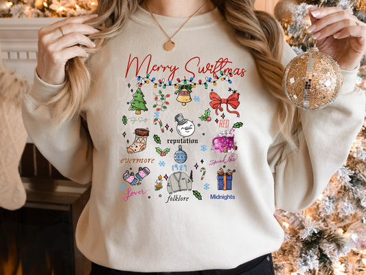 Merry Swiftmas DTF - Texas Transfers and Designs