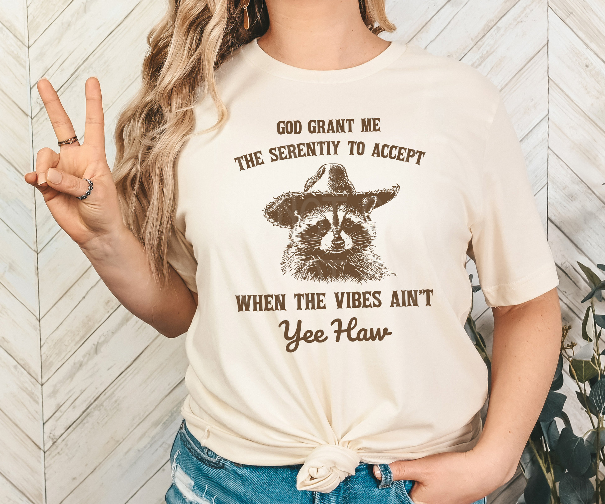 God Grant Me Serenity/Yee Haw DTF - Texas Transfers and Designs