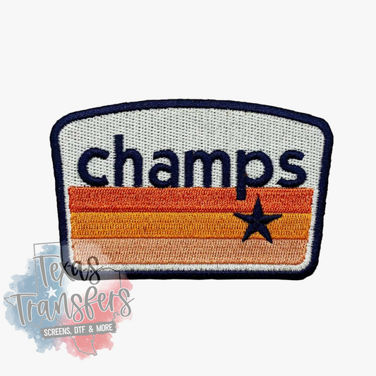 Houston Champs Iron-On PATCH