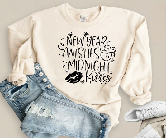 New Year Wishes DTF - Texas Transfers and Designs