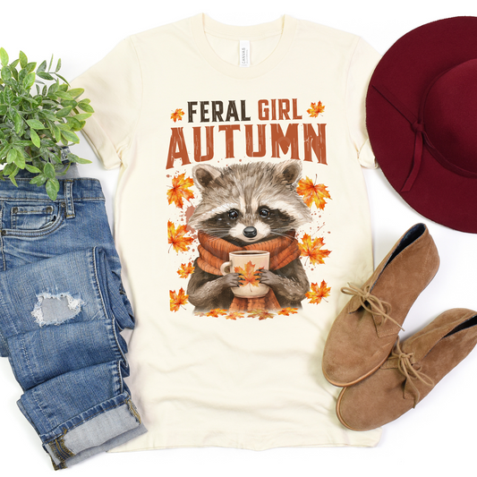 Feral Girl Autumn DTF - Texas Transfers and Designs