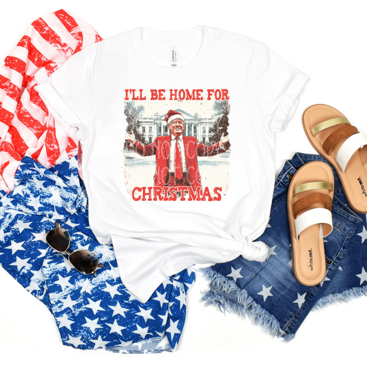 PRE-ORDER Arriving 11/12 I'll be Home for Christmas (Trump) DTF